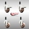 Service Caster 3 Inch 316SS High Temp Glass Filled Nylon 1 Inch Stem Caster Lck Brake, 2PK SCC-SS316TTLEX20S314-GFNSHT-2-S-2-1 - alternate 3